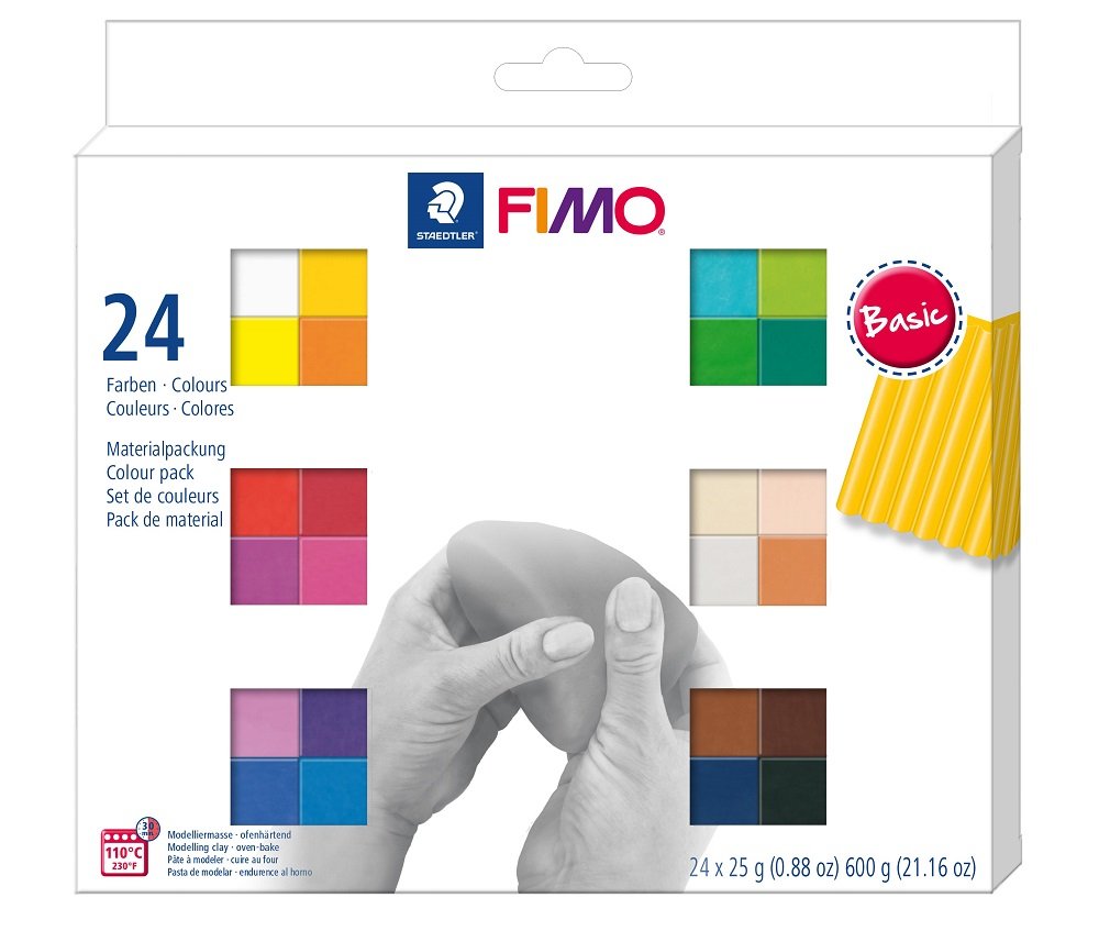 Fimo Soft St 24 X  Blokke Basic